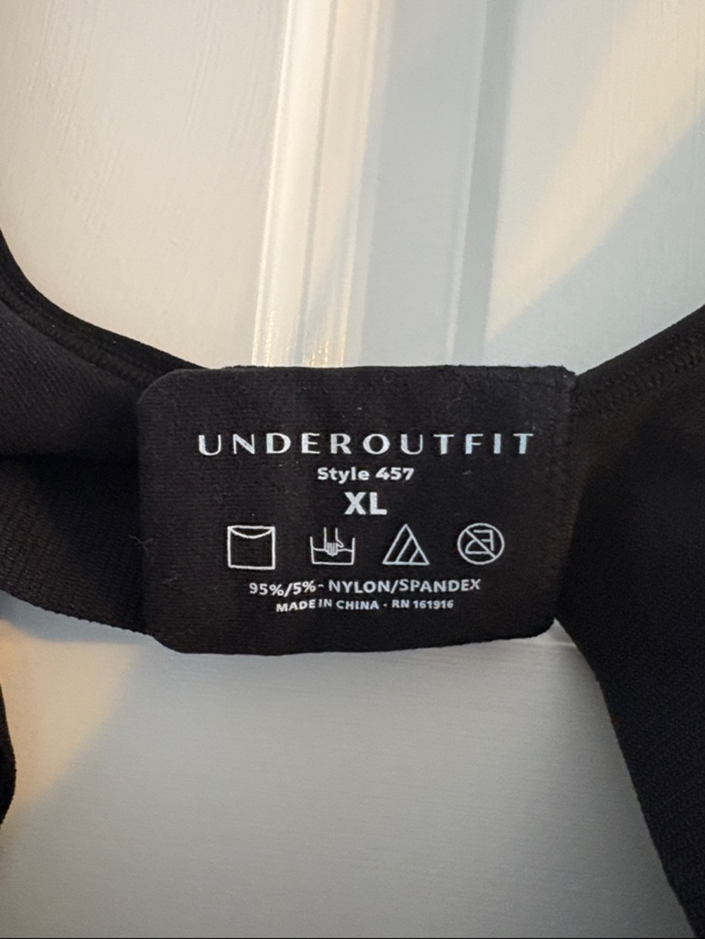 Wireless Black Sports Bra for Everyday Support - Women Intimates - Picture 2 of 3